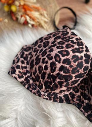 Леопардовий бюстгальтер, ліф, бюст🖤