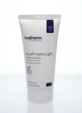 Aquafil hydra light spf30 увлажняющий крем для лица спф 30, зволожуючий крем для обличчя, франція