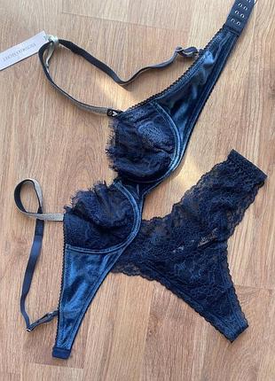 Набор комплект белья оригинал кружевной бюстгальтер виктория сикрет victorias secret