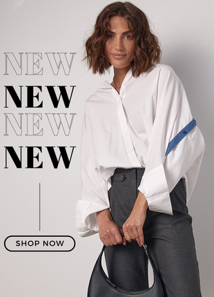 Сорочка oversize з гудзиками на спинці
