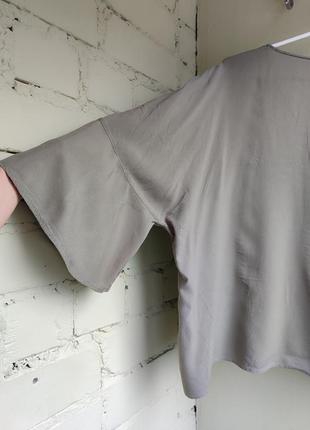 Оригинальная женская вышитая блуза оверсайз в стиле вышиванки lindex индия7 фото