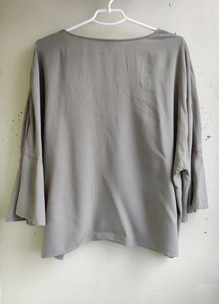 Оригинальная женская вышитая блуза оверсайз в стиле вышиванки lindex индия6 фото