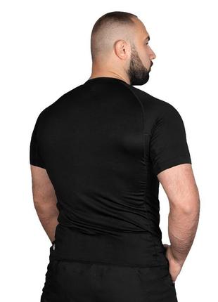 Футболка camotec thorax 2.0 highcool black, термоактивна футболка, чоловіча чорна футболка тактична3 фото