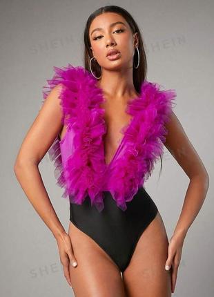 Яркий боди shein