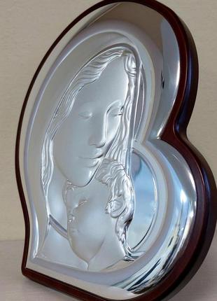 Грецька ікона prince silvero богородиця з немовлям 22х18 см ma/e905/3 22х18 см2 фото