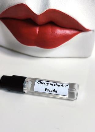 Парфюмированная вода распыл cherry in the air от escada вишня пастила 🍒 объем 2мл