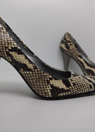 Новые оригинальные туфли giuseppe zanotti из натуральной кожи питона