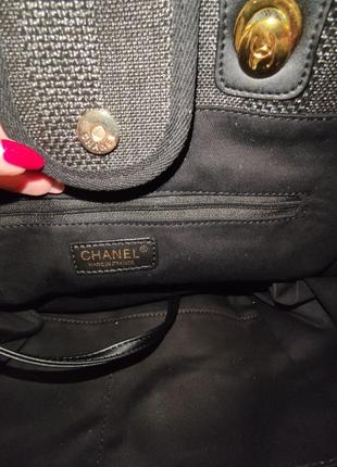 Шопер,пляжная сумка в стиле шанель