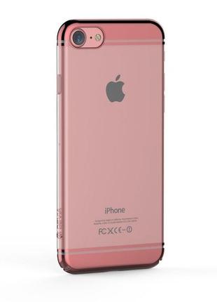 Чехол devia для iphone 5, 5s, se/8/7 glimmer 2 rose gold