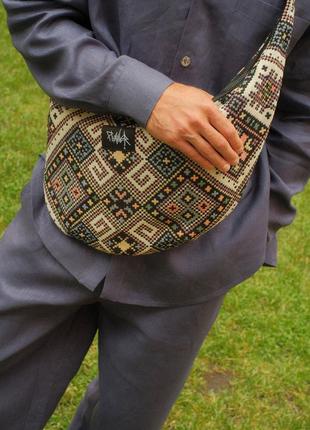 Двухсторонняя сумка flaner bag ethno