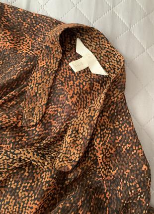 Шикарна трендова сукня від h&m нові колекції в тваринний принт5 фото