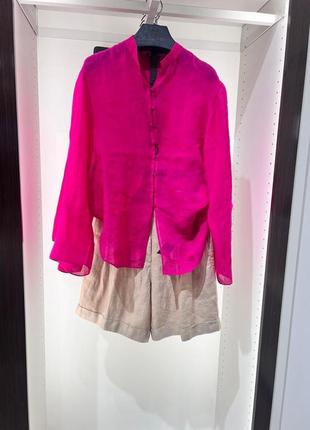 Лляна сорочка massimo dutti