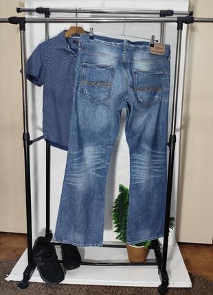 Мужские джинсы клеш.
