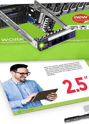 Сток 2,5-дюймовий контейнер workdone для dell poweredge -14th g.