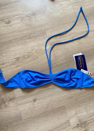 Лиф голубой, верх купальника