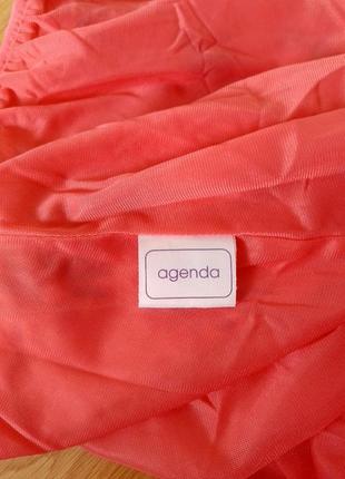 Юбка длинная розовая шифон5 фото