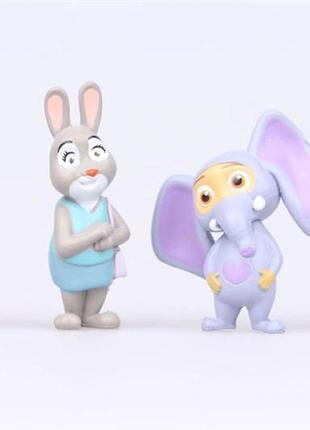Набор фигурок зверополис resteq. игровые фигурки из мультфильма зверополис 12 шт. игрушки zootopia 6