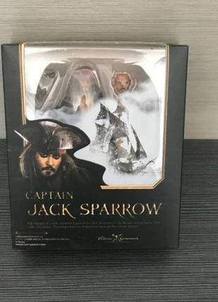 Игрушка капитан джек воробей фильма "пираты карибского моря". коллекционные action фигурки джека воробья 4