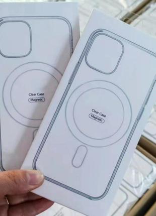 Панель для apple iphone 15 pro прозора magsafe 8