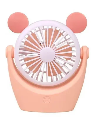 Вентилятор аккумуляторный настольный cs 091 pink