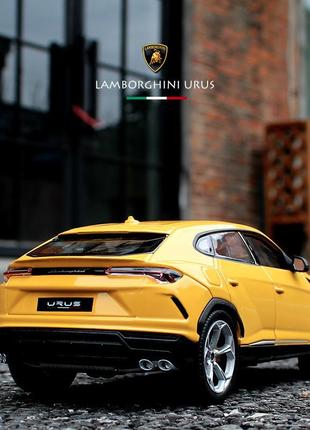 Модель автомобіля maisto lamborghini urus із металу 1:24. металева машинка lamborghini urus 5