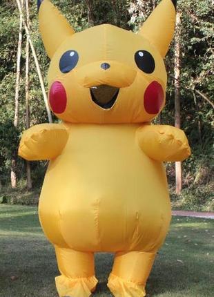 Надувний костюм пікачу resteq для дорослого. pikachu костюм. пікачу косплей