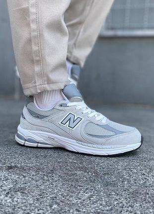 Кроссовки new balance 2002r grey&amp;white