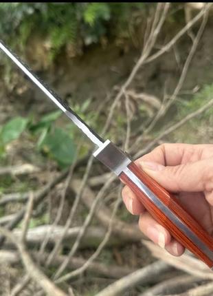 Прямой нож высокой твердости, портативный нож для выживания с фиксированным лезвием, с втулкой для ножа