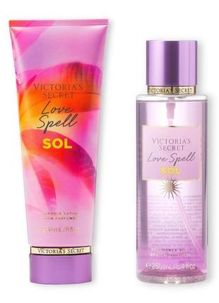Набор love spell sol от victoria's secret