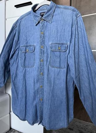 Сорочка джинсова lands'end
