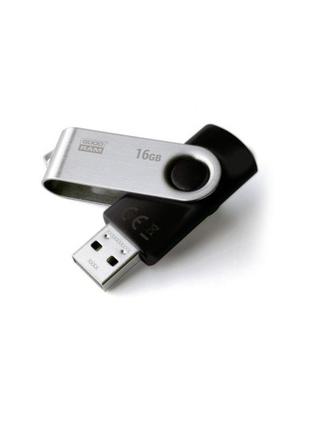 Флеш память/флешка goodram uts2 twister black 16гб/usb 2.0 черный (uts2-0160k0r11)