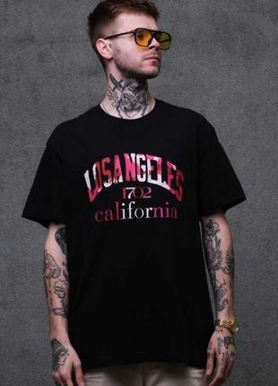 Футболка оверсайз 1702 los angeles california black