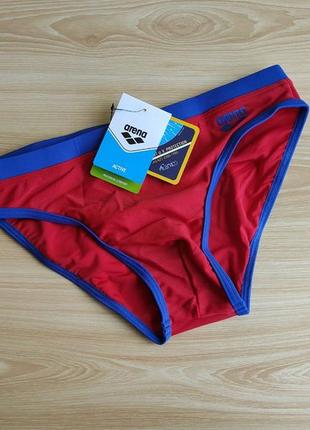 Мужские плавки брифы arena red-royal 1687748 fundamentals mid brief