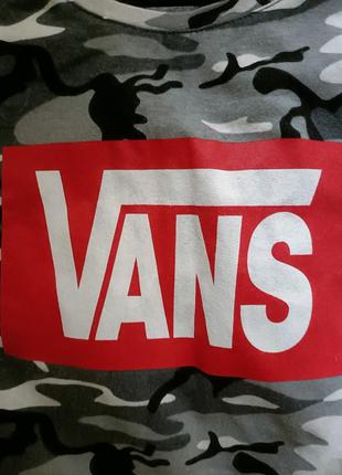 Камуфляжная футболка vans2 фото
