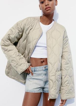 Стьобана куртка оверсайз  zara   xl