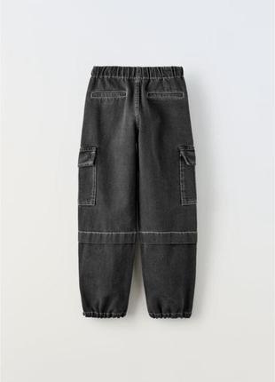 Новые джинсы zara / брюки -карго zara2 фото