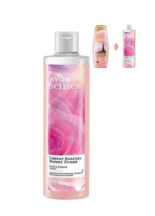 Крем - гель для душа " романтичный рассвет" 500 мл