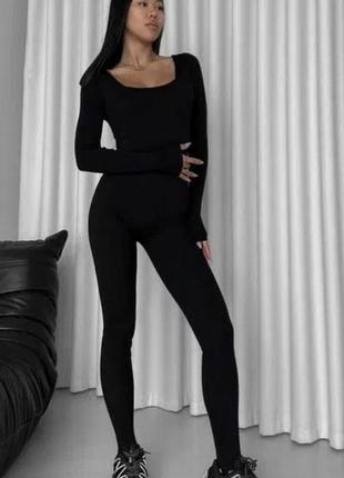 Комбинезон в рубчик супер утяжка !!!