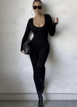 Комбинезон в рубчик супер утяжка !!!