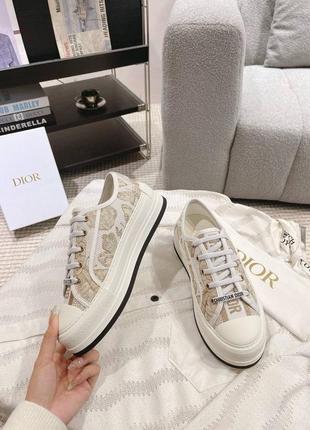 Кроссовки в стиле dior