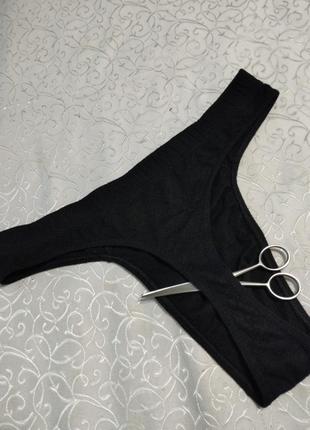 Мужские коттоновые стринги размер л