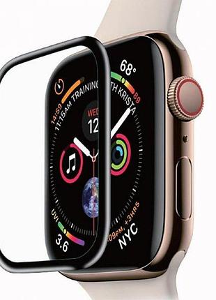 Захисне скло 3d для apple watch 38mm series 1/2/3 максимальний захист екрана стійкий до подряпин