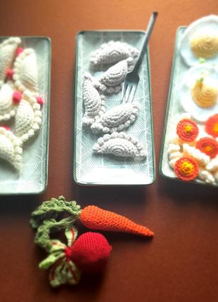 Набор игрушечной еды с овощами