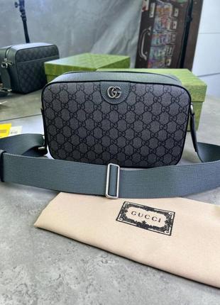 Мессенджер серый gucci ophidia gg supreme