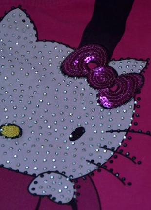 Футболка hello kitty з котенком котиком кошкой в стиле zara mango h&m ...