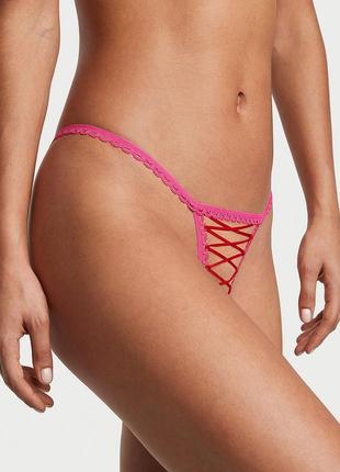 Сексуальные открытые трусики люкс victoria's secret оригинал