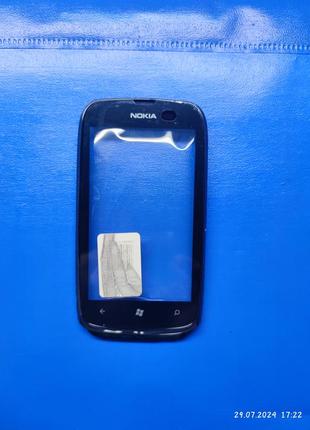 Сенсор nokia lumia 610 в зборі чорний оригінал