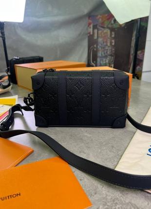 Мессенджер louis vuitton mini soft trunk черный