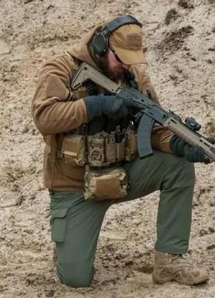 Кепка, бейсболка тактична військова helikon policotton ripstop coyote койот6 фото