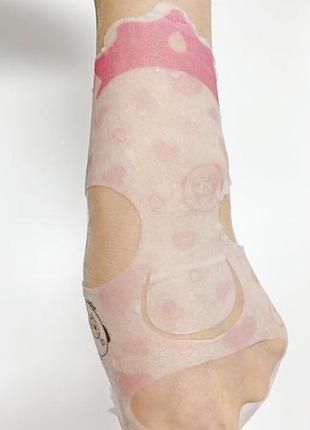 Дитяча тканинна маска для обличчя puttisu real fruits mask sheet grape 5 шт*18 мл